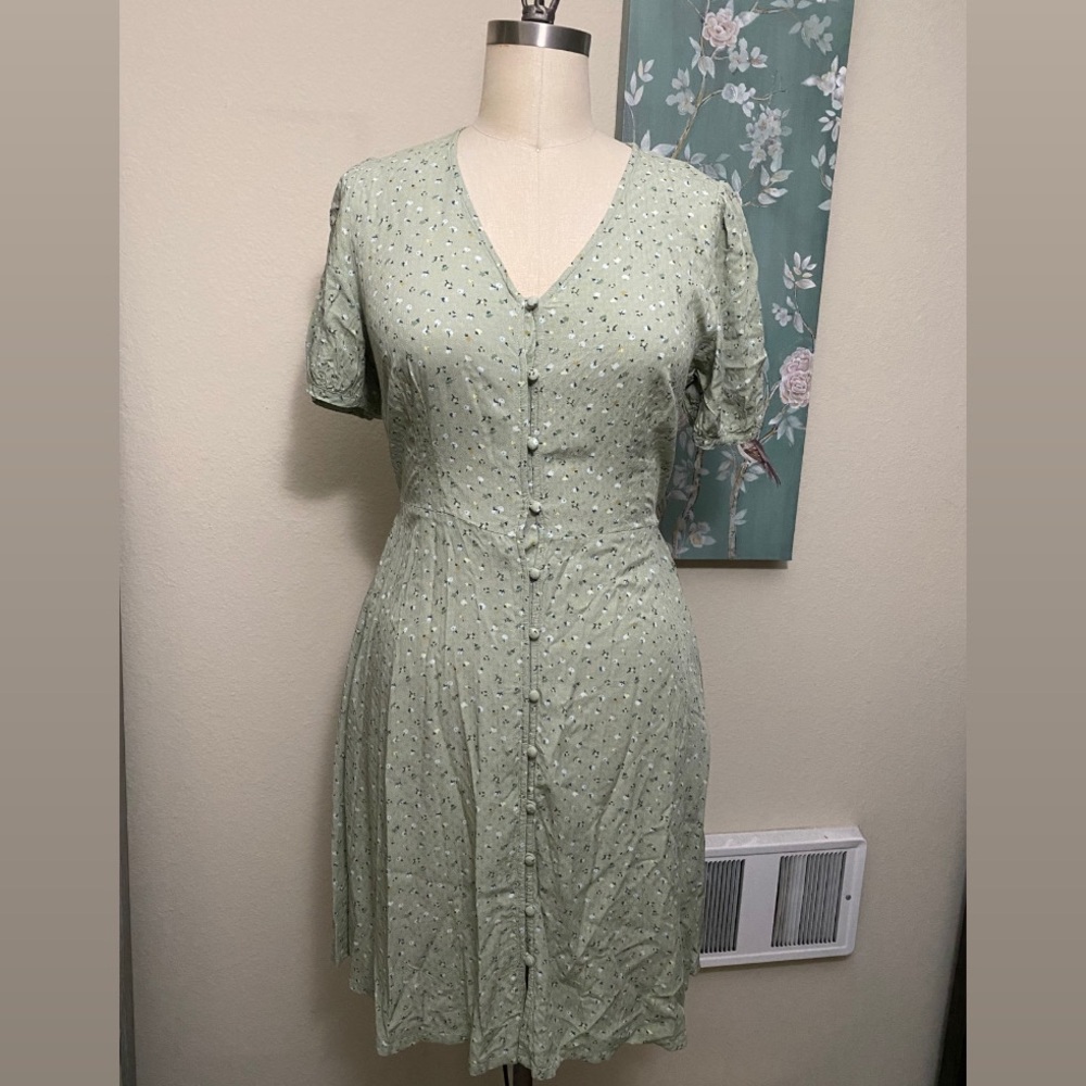 Target Mint Floral Dress